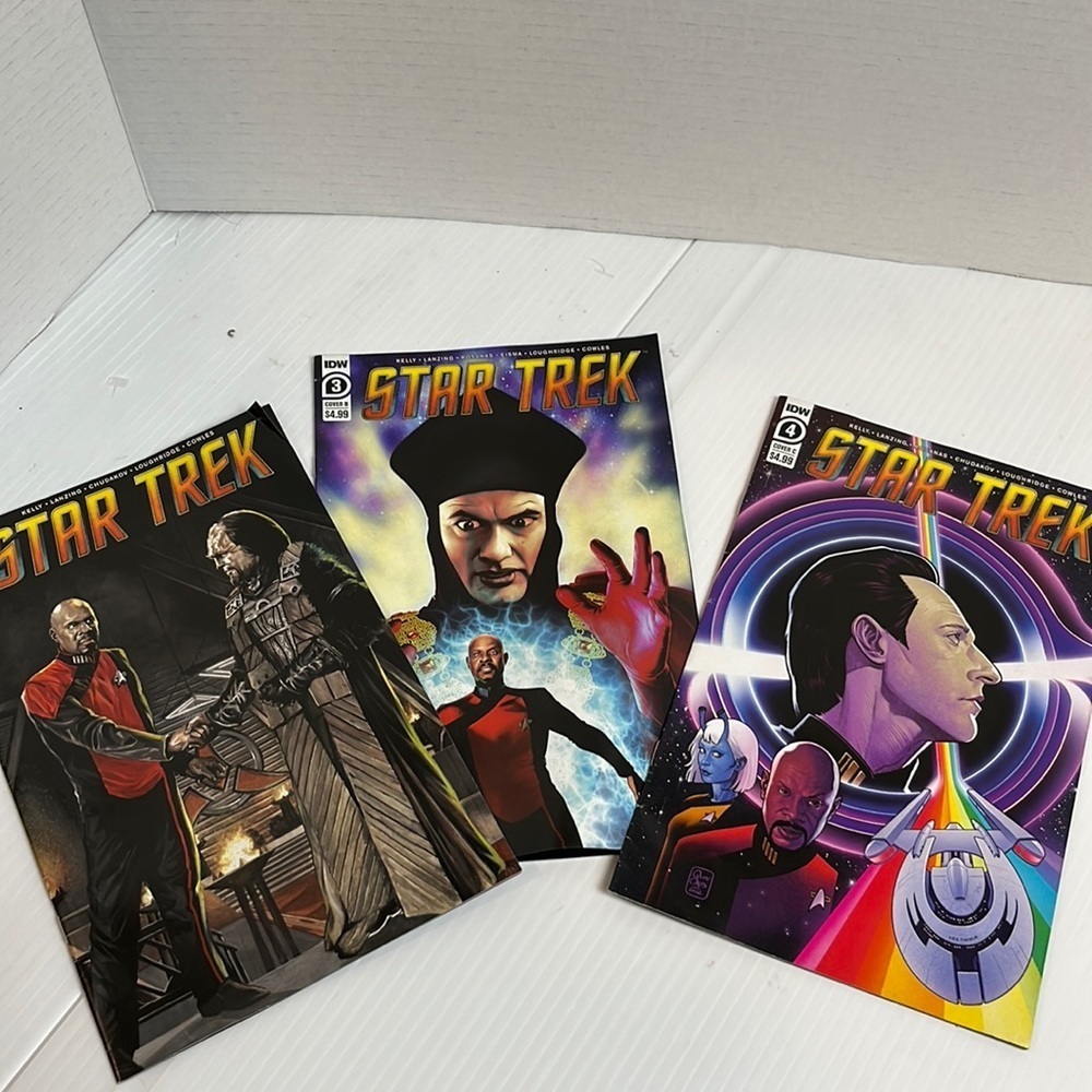 STAR Trek IDW comics lot of 3 covers 2,3,4